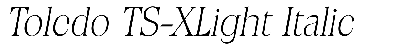 Toledo TS-XLight Italic